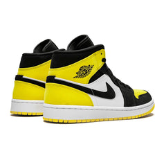Jordan 1 Mid "Yellow Toe Black"