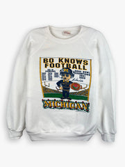 1989 Nutmeg Mills University of Michigan Rose Bowl Champions Sweatshirt