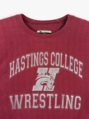 1990s Champion Reverse Weave Hastings College Wrestling Sweatshirt
