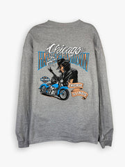 1990s Harley Davidson Chicago Illinois Long-sleeve Shirt