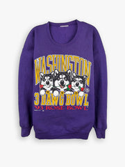 1993 University of Washington 3 Dawg Rose Bowl Sweatshirt