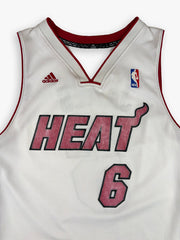 2010-2011 Adidas Miami Heat Lebron James NBA Jersey
