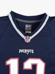 2016-2017 NFL Nike On Field New England Patriots Tom Brady Home Jersey