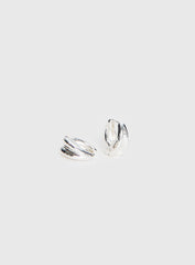 Film Noir Earrings Silver