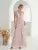 Shoulder deep V-neck silver sequin belt pleated chiffon slit skirt Evening gown Ball dress Party dress Bridesmaid dress