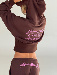 MERRYN TRACK PANT - CHOCOLATE