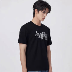 Amiri manga corta para hombres
