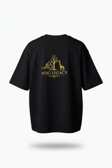 ASIG Legacy Tee negra espalda logo dorado