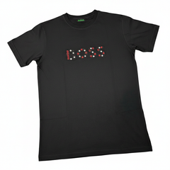 Boss playera negra frente diagonal