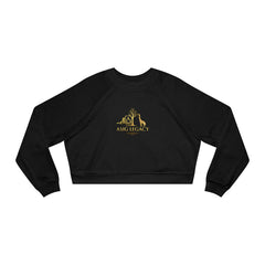 Cropped Fleece Pullover — ASIG Legacy Gold Logo