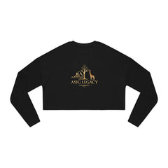 Cropped Sweatshirt — ASIG Legacy Gold Safari Logo