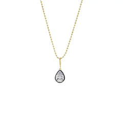 CZ Pear Encased Statement Necklace