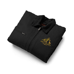 Duck Cloth Work Jacket — "Wrench & Torch" Mechanic Logo Chest asig legacy