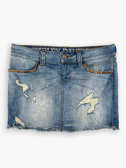 Harley Davidson Denim Skirt