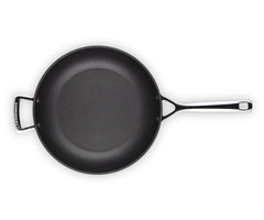 Low Frying Pan In Non-Stick Aluminum, Black