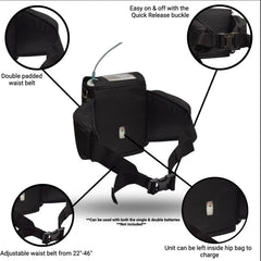 Main Clinic Supply Exclusive O2TOTES Inogen G5 and Rove 6 Hip Bag - Main Clinic Supply