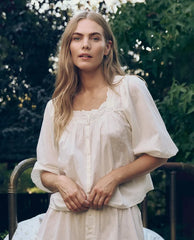 The Eyelet Button Sleep Top