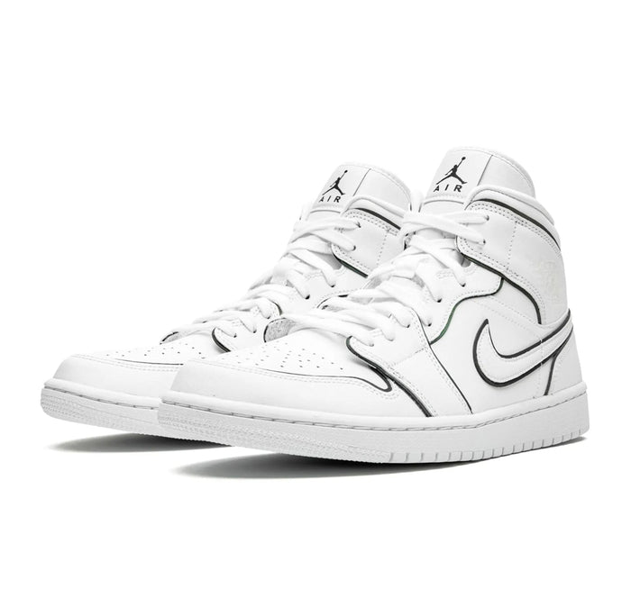 Jordan 1 Mid "Iridescent Reflective White"