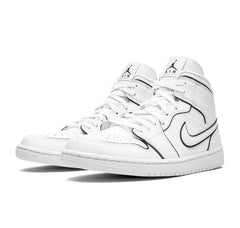 Jordan 1 Mid "Iridescent Reflective White"