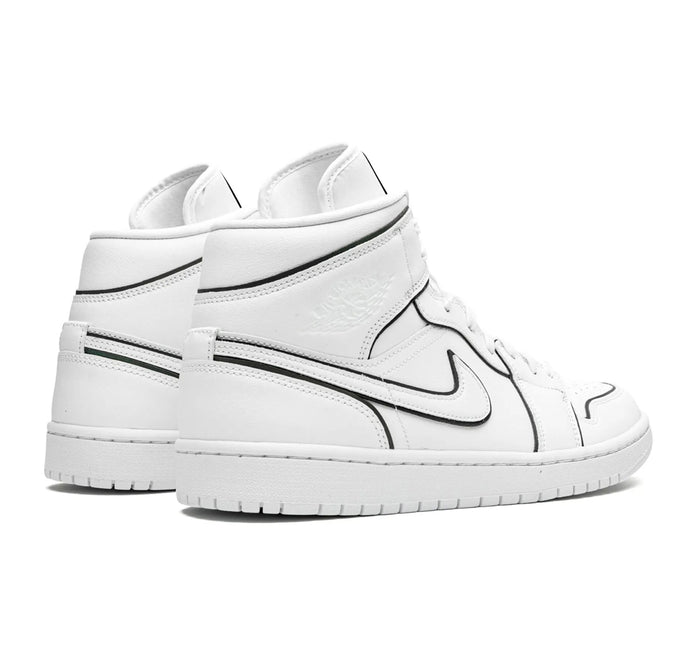 Jordan 1 Mid "Iridescent Reflective White"