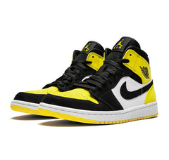 Jordan 1 Mid "Yellow Toe Black"