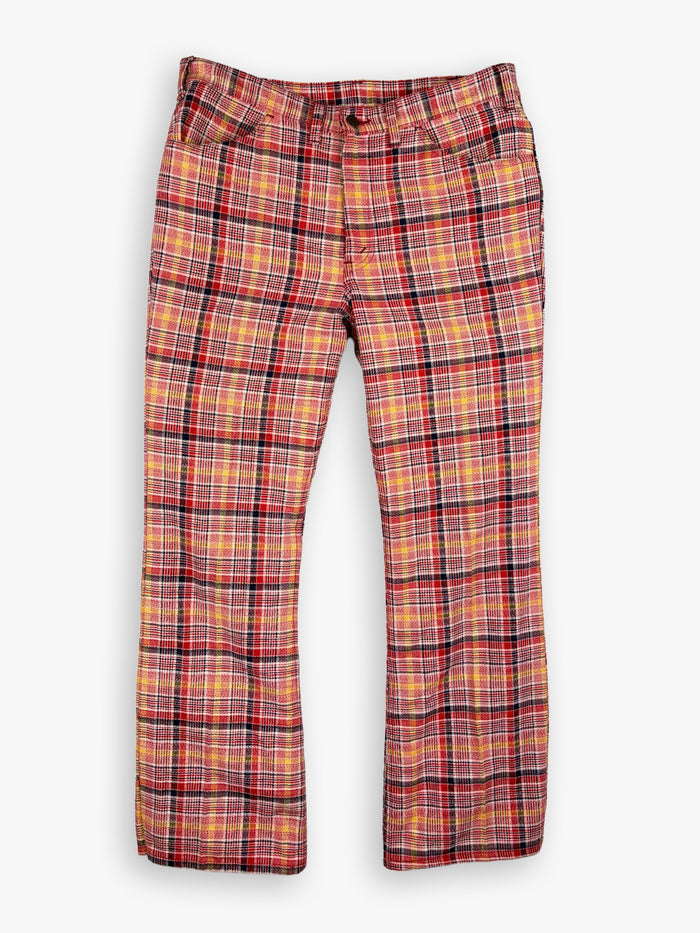1970s Levi’s Plaid Flared Pants