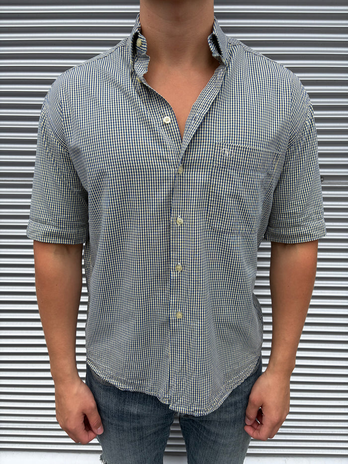 1980s Valentino Chemises Short Sleeve Button Shirt