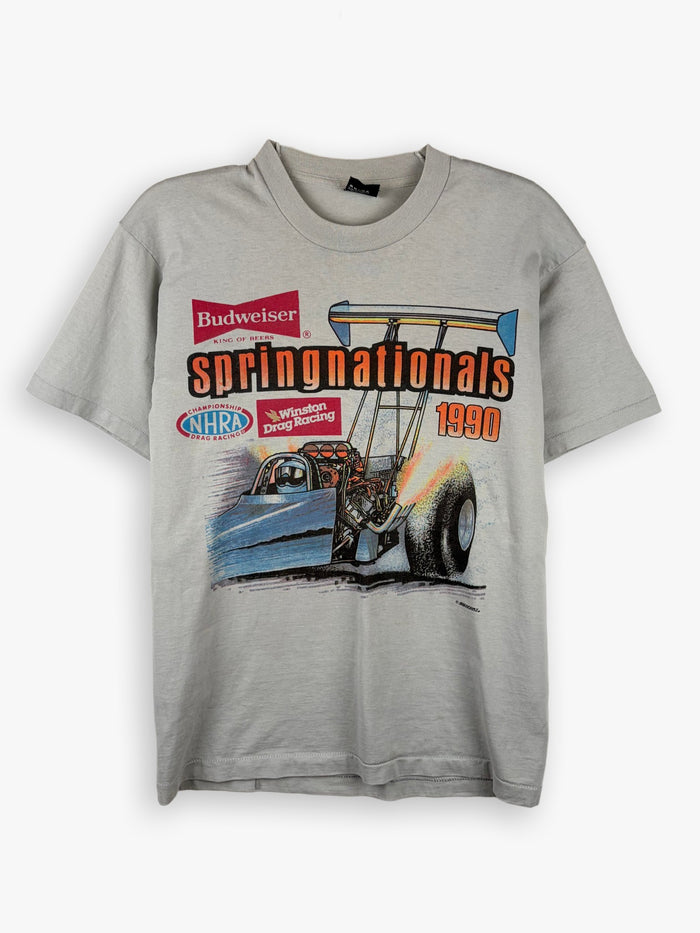 1990 Spring Nationals Drag Racing T-Shirt