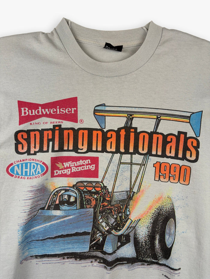 1990 Spring Nationals Drag Racing T-Shirt