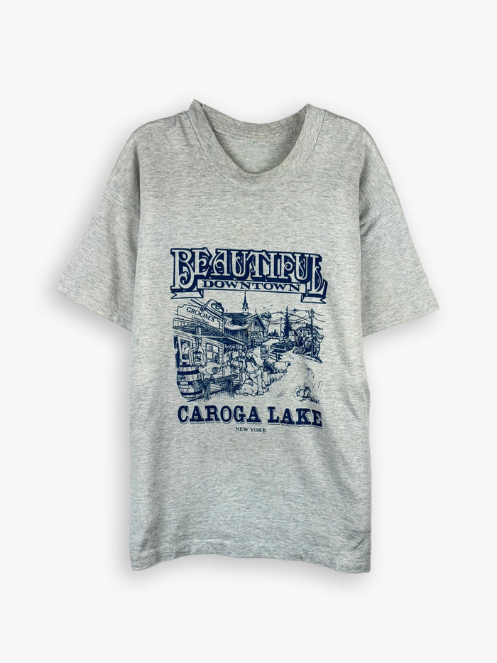 1990s Beautiful Downtown Caroga Lake T-Shirt