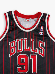 1990s Champion  Bulls Dennis Rodman NBA Jersey