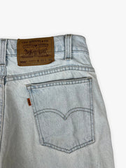 1990s Levi’s 550 Orange Tab Denim Shorts