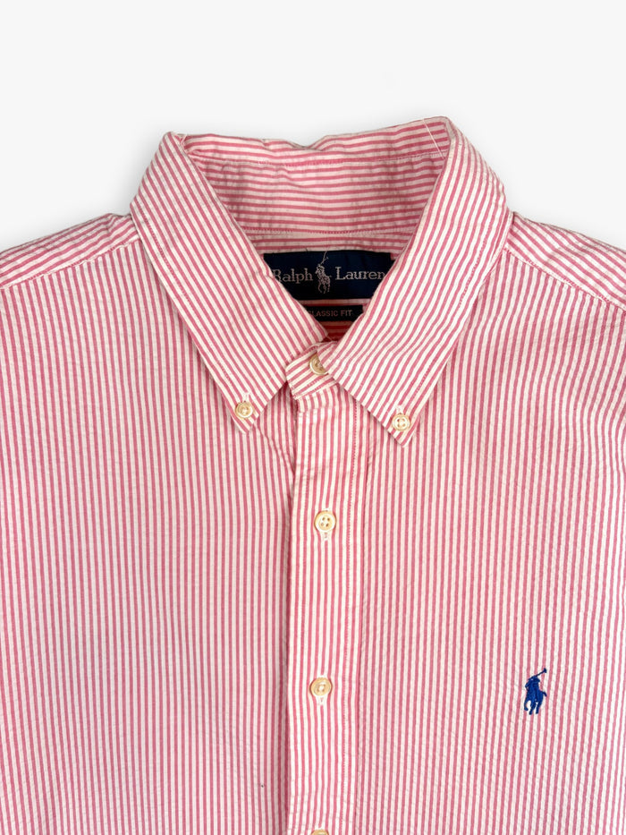 1990s Ralph Lauren Short-sleeve Button Down Shirt