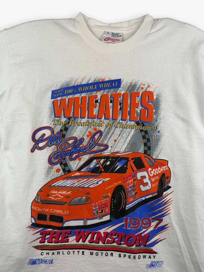 1997 Dale Earnhardt Wheaties Nascar T-Shirt