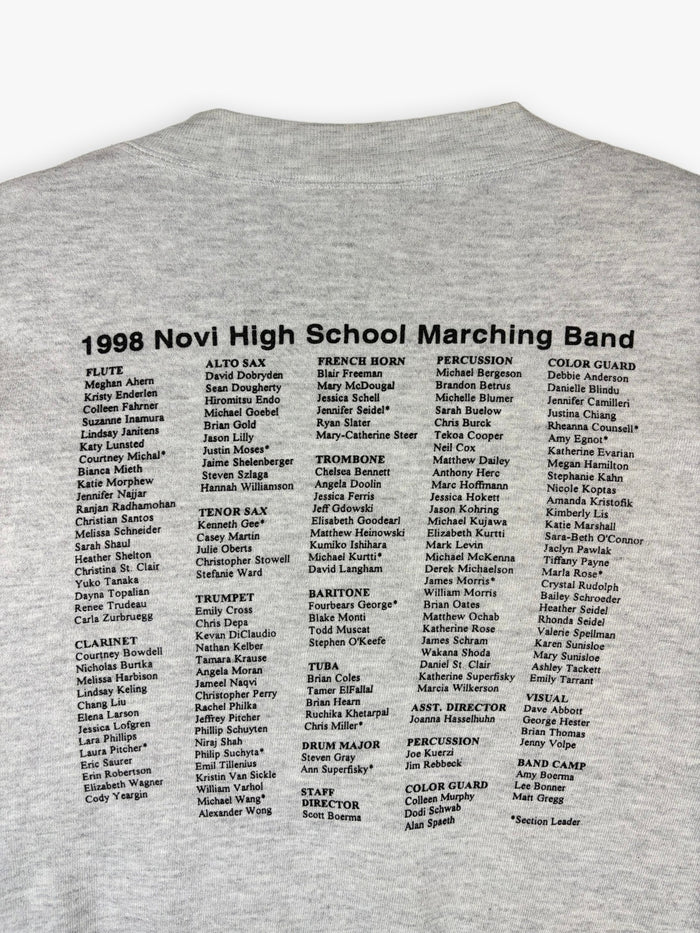 1998 Lee Novi High School Marching Band Sweatshirt