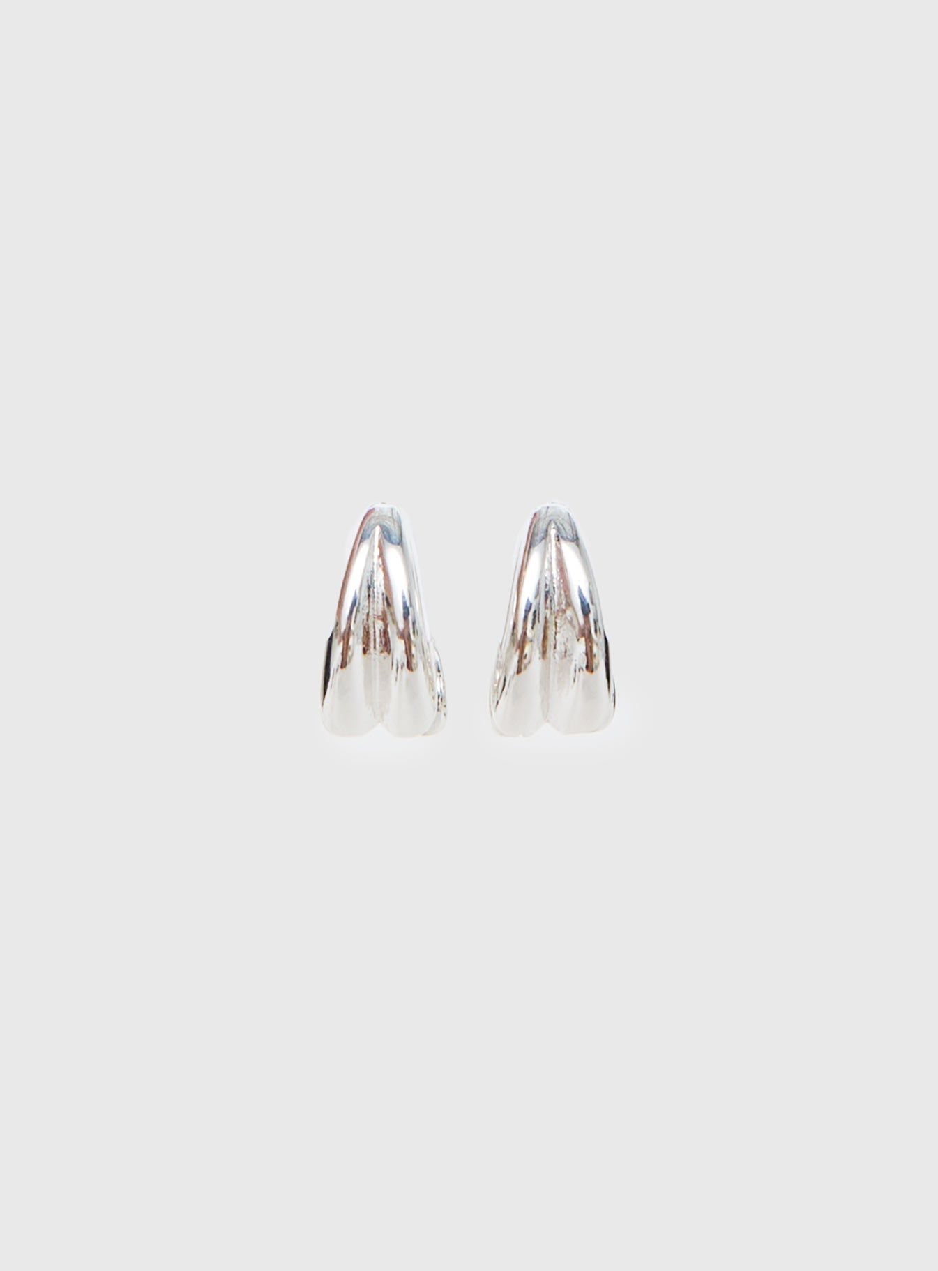 Film Noir Earrings Silver