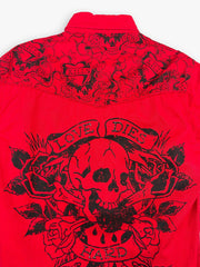 2000s Ed Hardy Button Up Shirt