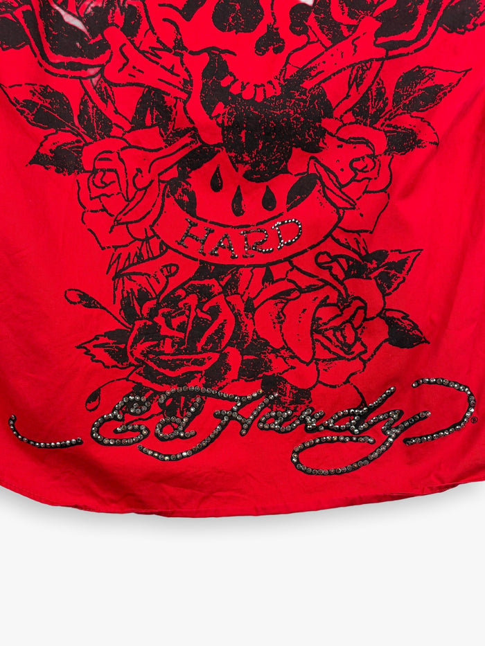 2000s Ed Hardy Button Up Shirt