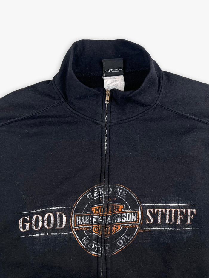 2000s Harley Davidson Minnesota Zip Up Sweatshirt