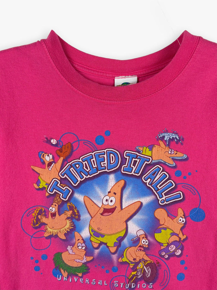 2000s Universal Studios Patrick Star ”I Tried It All!” T-Shirt