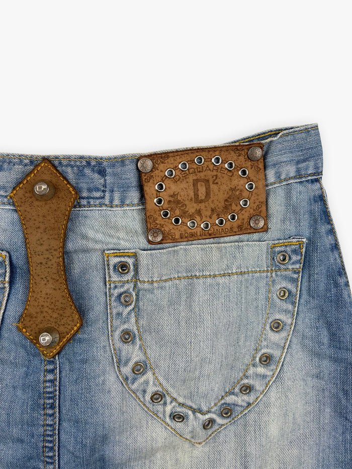 2000s Women’s Dsquared2 Denim Skirt