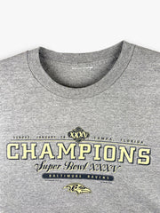 2001 Baltimore Ravens Super Bowl XXXV Champions T-Shirt