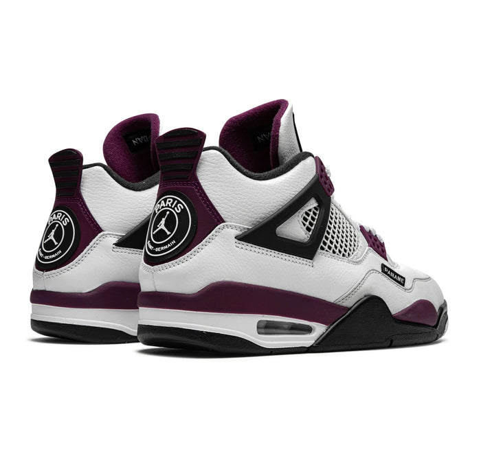 Jordan 4 "PSG Neutral Grey Bordeaux"