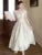 Elegant Long Dresses for Women V-neck A-line Birthday Party Dress French Casual High Waist Summer New Prom Retro Vestidos Mujer