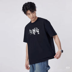 Amiri manga corta para hombres