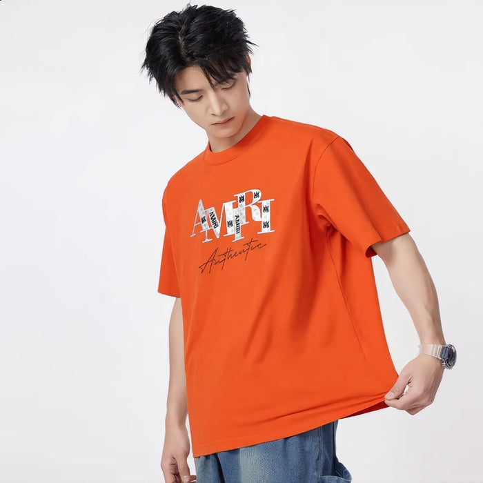 Amiri manga corta para hombres