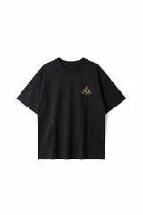ASIG Legacy Tee negra frente logo dorado