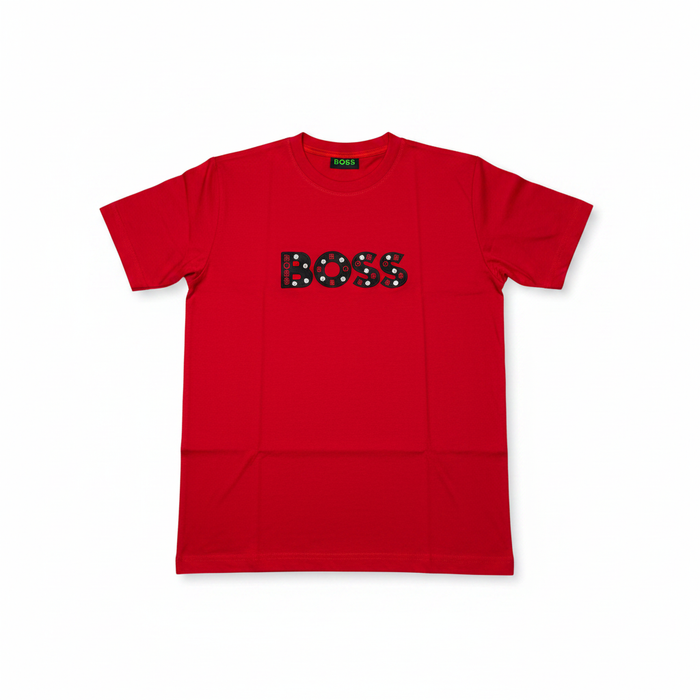 Boss playera roja frente completo