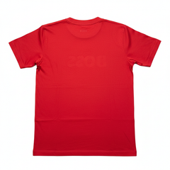 Boss playera roja vista trasera