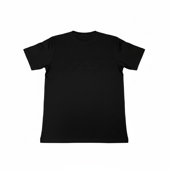 Boss playera negra vista trasera